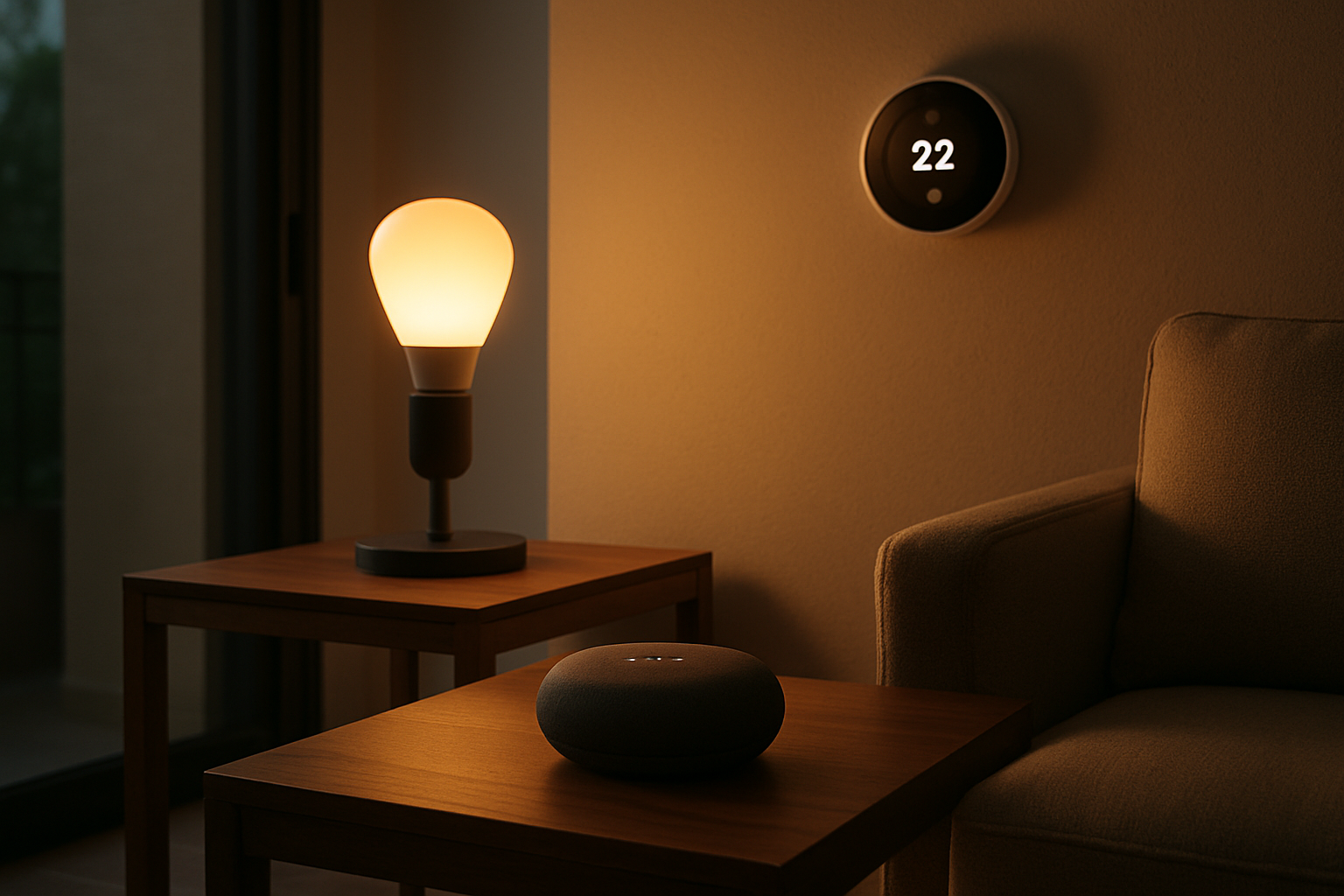 Domótica básica para Airbnbs: termostato, luces, sensores