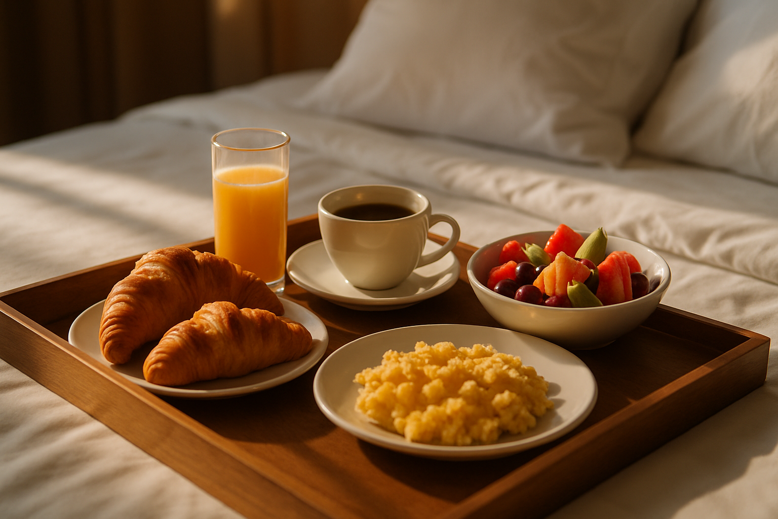 Desayuno tipo hotel entregado a tu hora