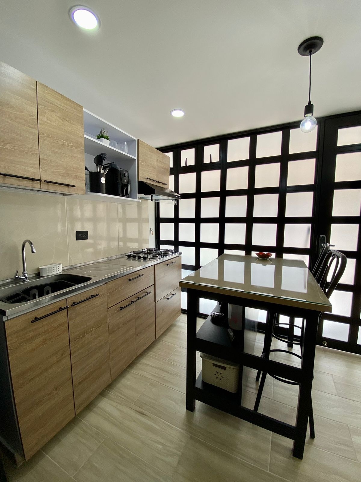 Apartaestudio moderno en bello cabañas