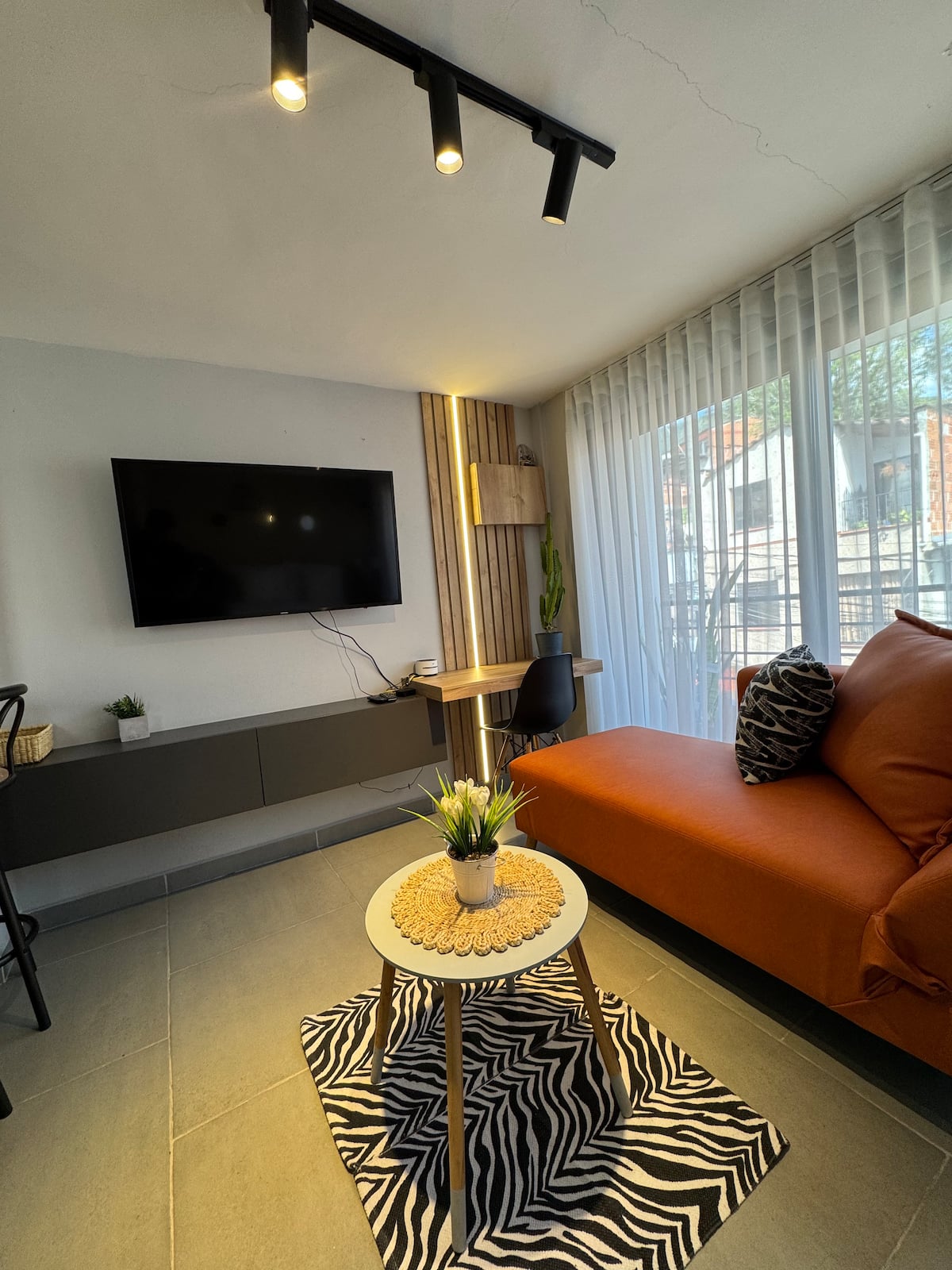 Apartaestudio loft con Rooftop y BBQ