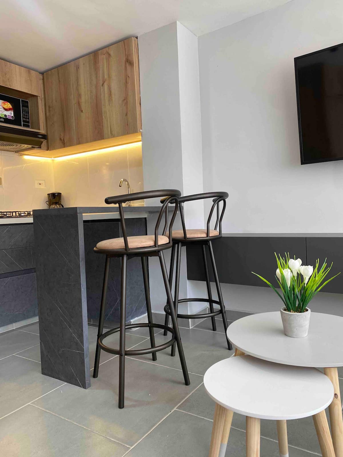 Apartaestudio loft con Rooftop y BBQ