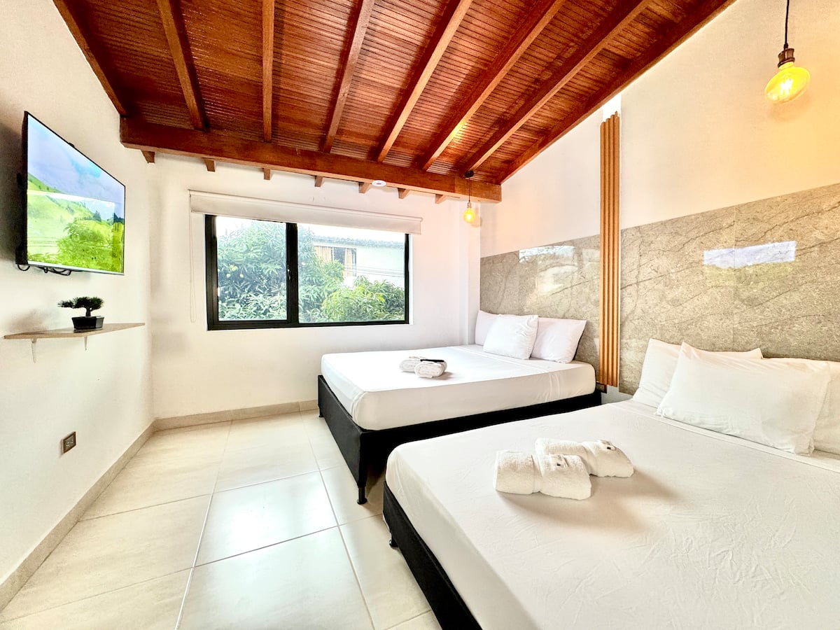 Medellín La 70 | AC | 2 camas | Cocina y Baño