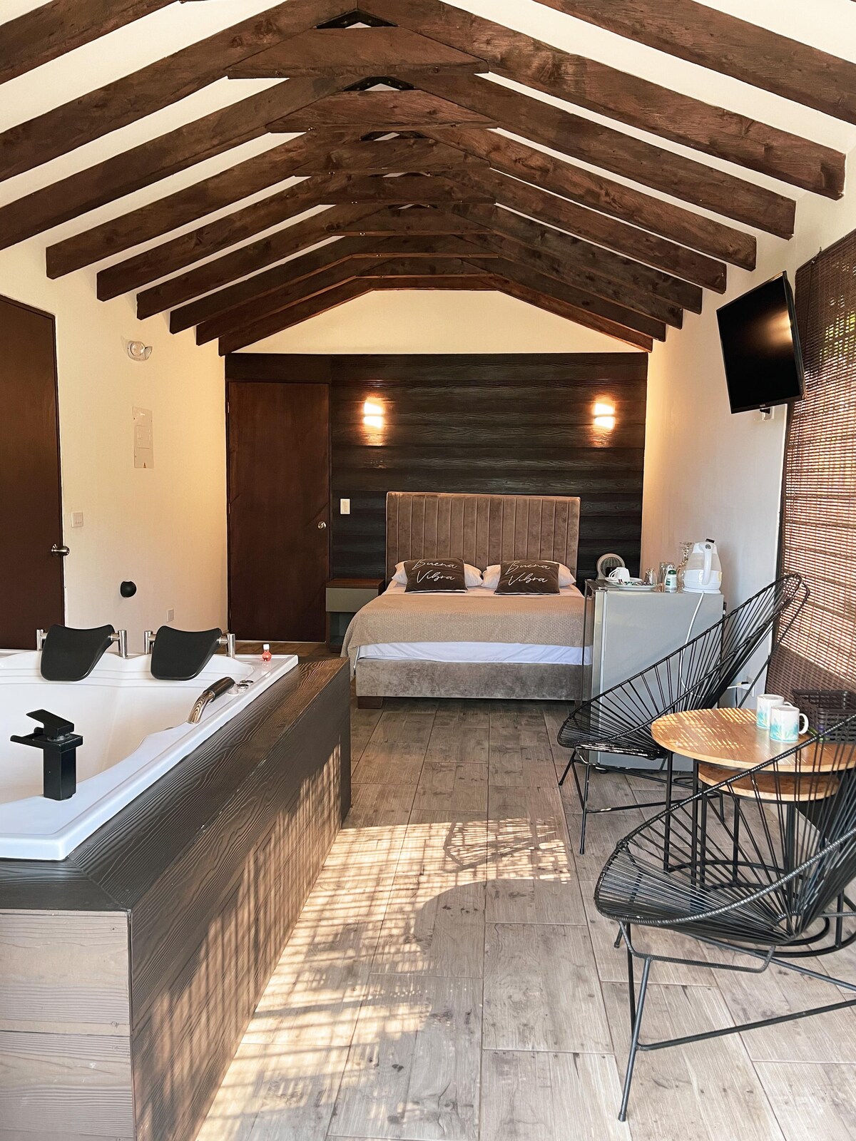 Cabaña de lujo con jacuzzi y terraza | Guayacán