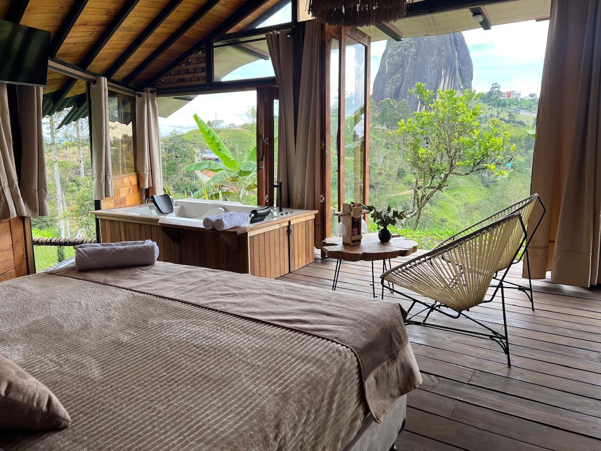 Glamping de Lujo rodeado de naturaleza en Guatapé