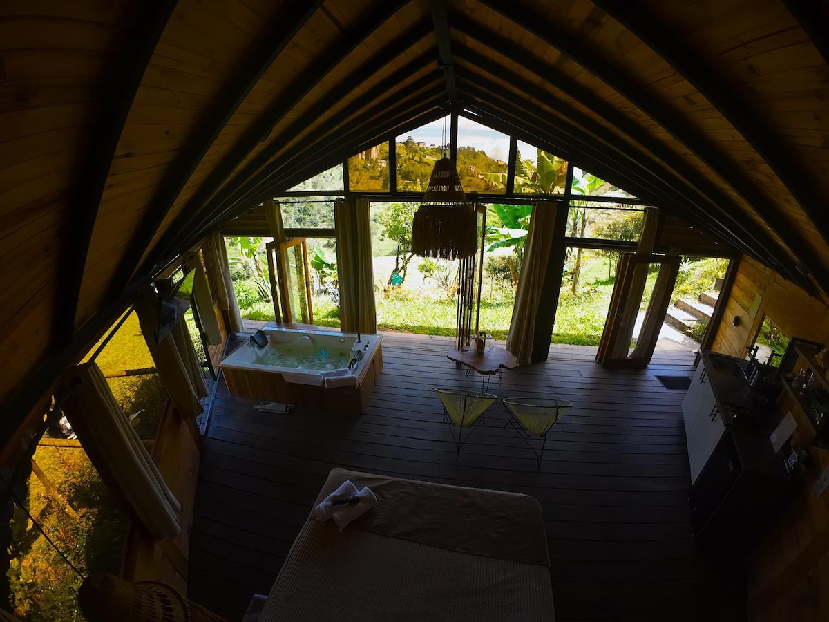 Glamping de Lujo rodeado de naturaleza en Guatapé