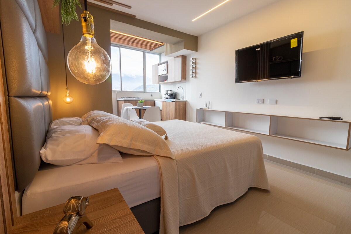 Acogedor apartamento tipo estudio con ubicación estratégica