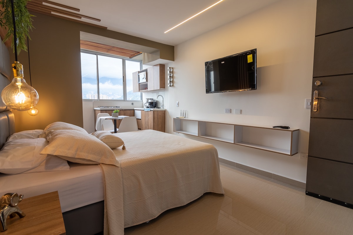 Acogedor apartamento tipo estudio con ubicación estratégica