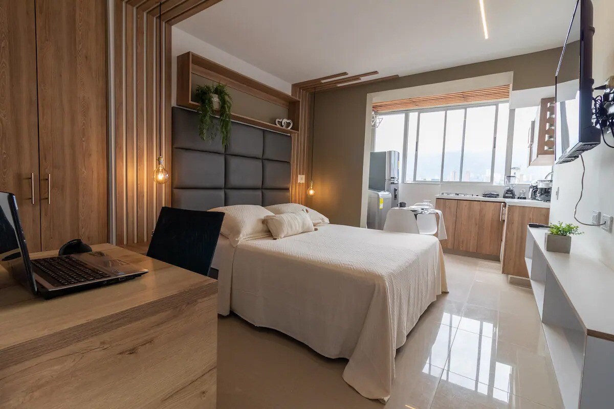 Acogedor apartamento tipo estudio con ubicación estratégica