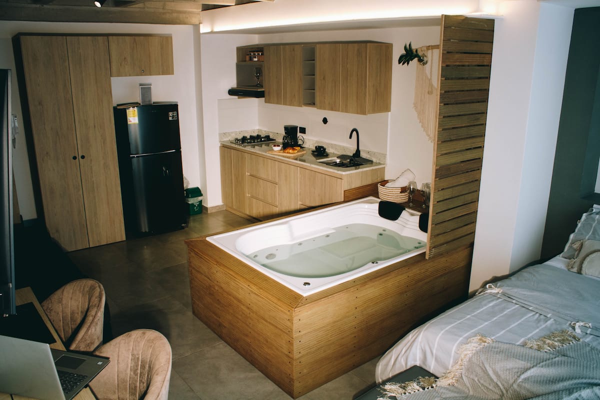 c303- Loft con jacuzzi en el centro de La Ceja