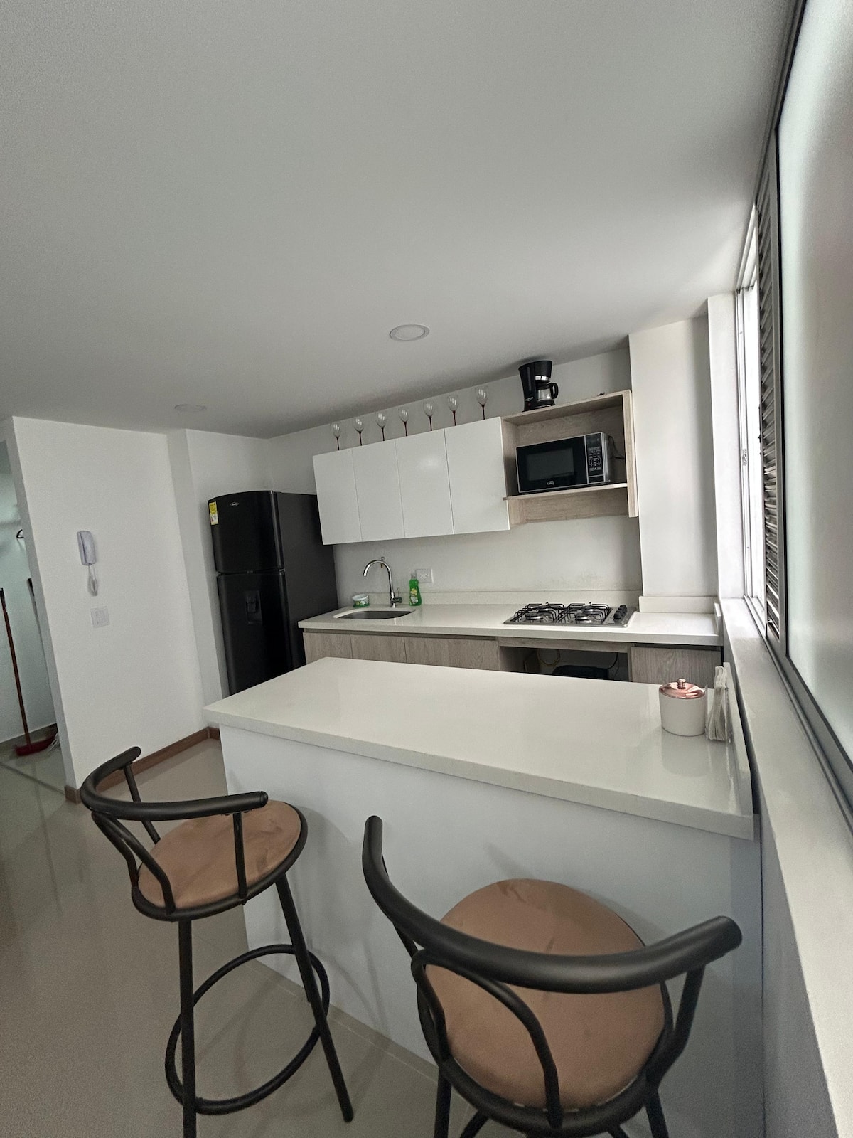 Agradable y bello apartamento, cerca a todo, 45 mt