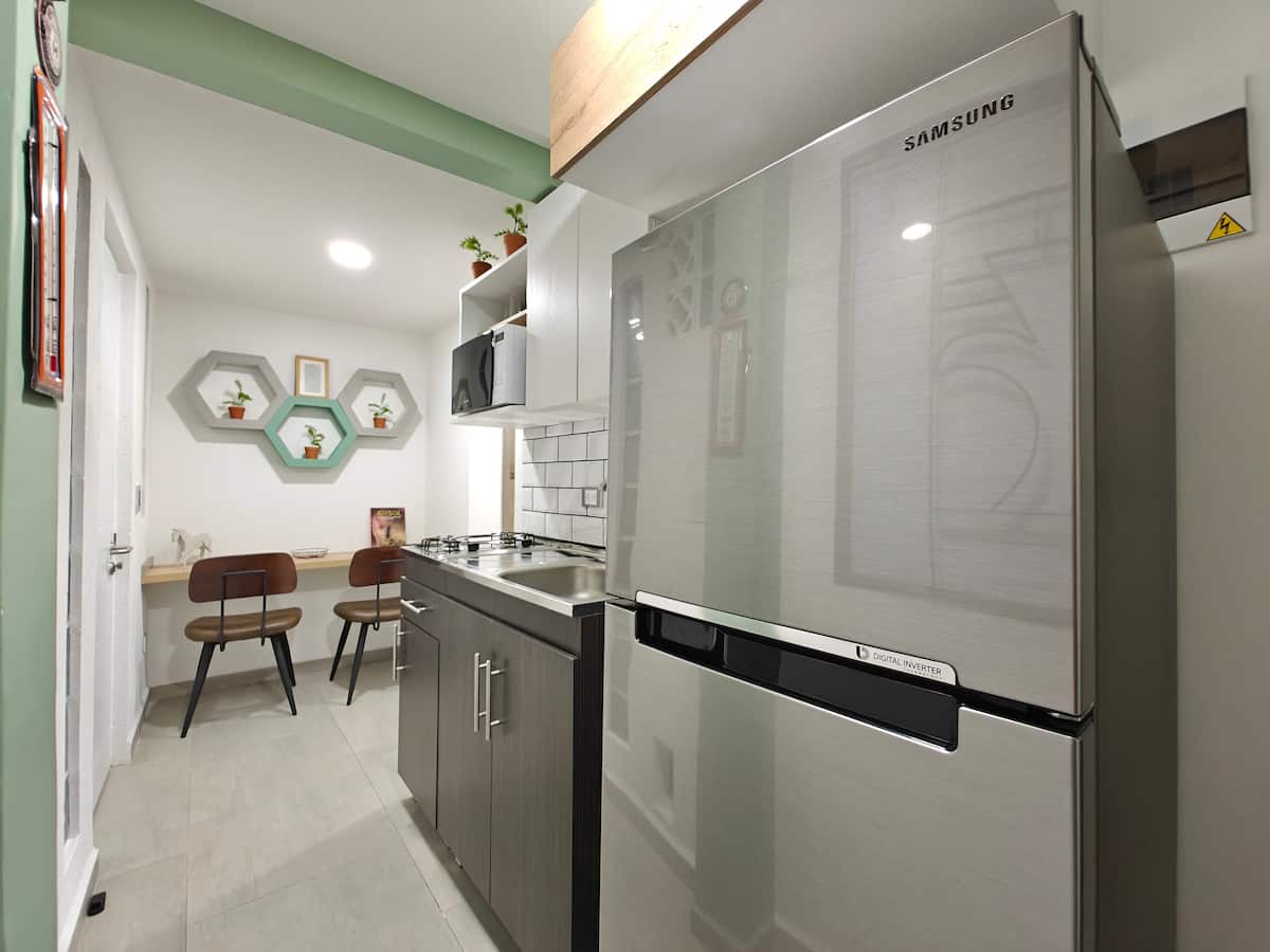 ¡Elegante refugio urbano*Ambiente para trabajar!