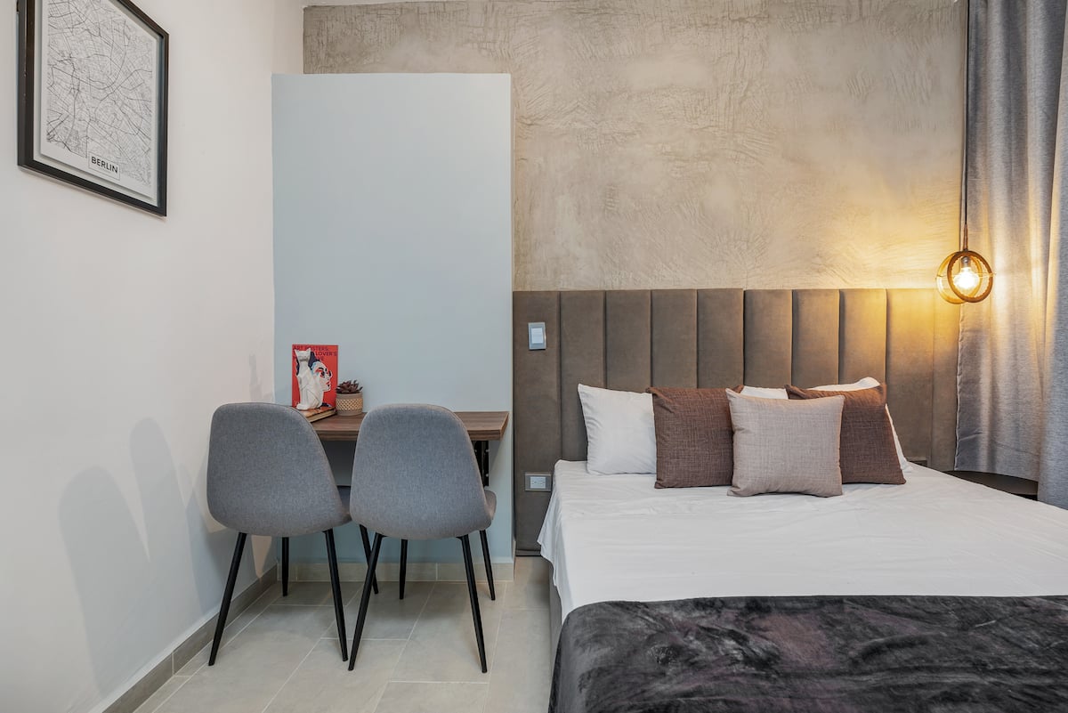 ¡Loft urbano moderno*Cocina abierta*Espacio de trabajo!