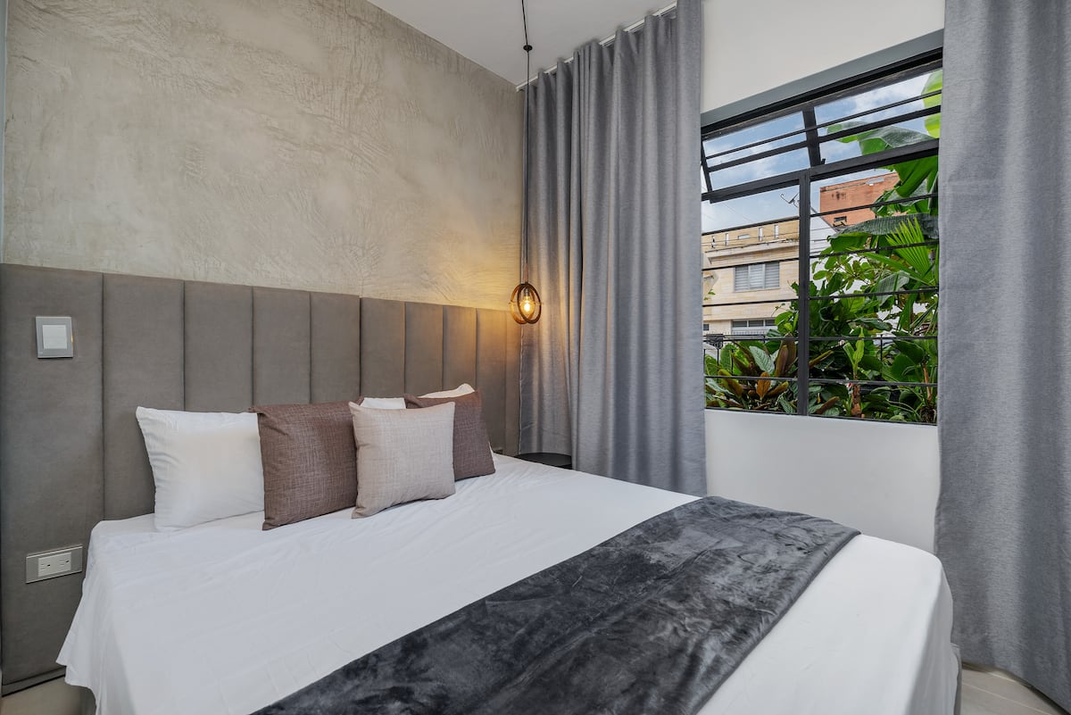 ¡Loft urbano moderno*Cocina abierta*Espacio de trabajo!