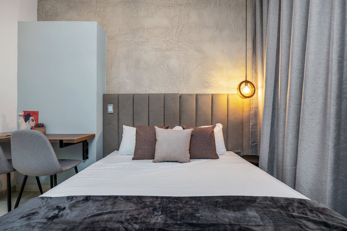 ¡Loft urbano moderno*Cocina abierta*Espacio de trabajo!