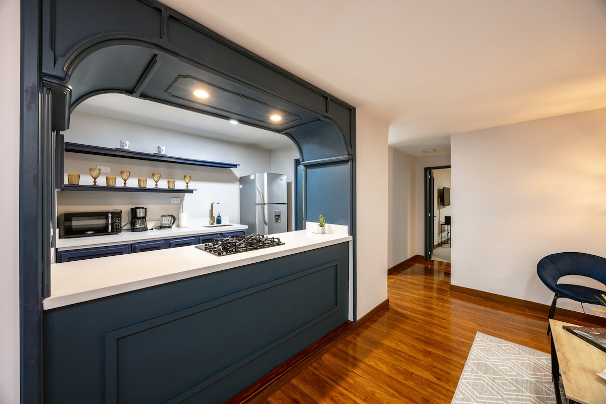 Apartamento con balcón y patio a pasos de Provenza