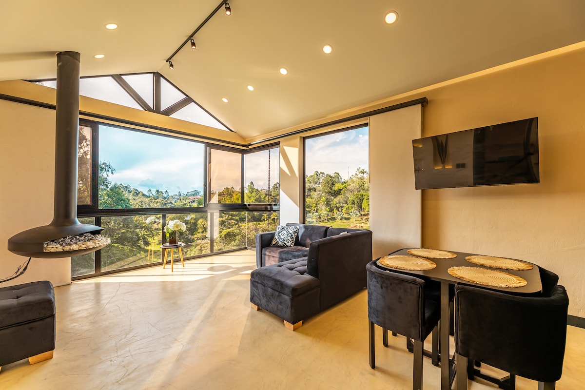 Cabaña Moderna de lujo | Jacuzzi y Spa