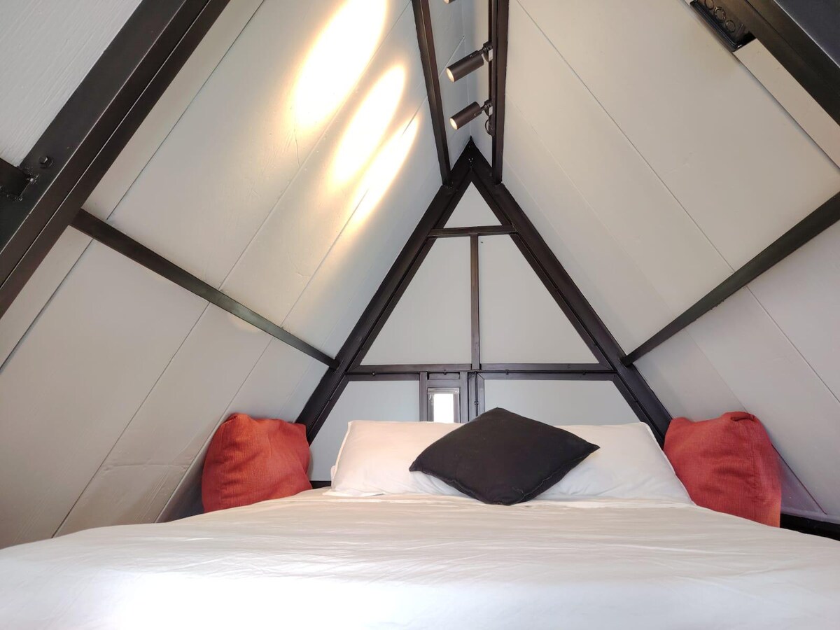 Cabaña A-frame , Naturaleza y confort