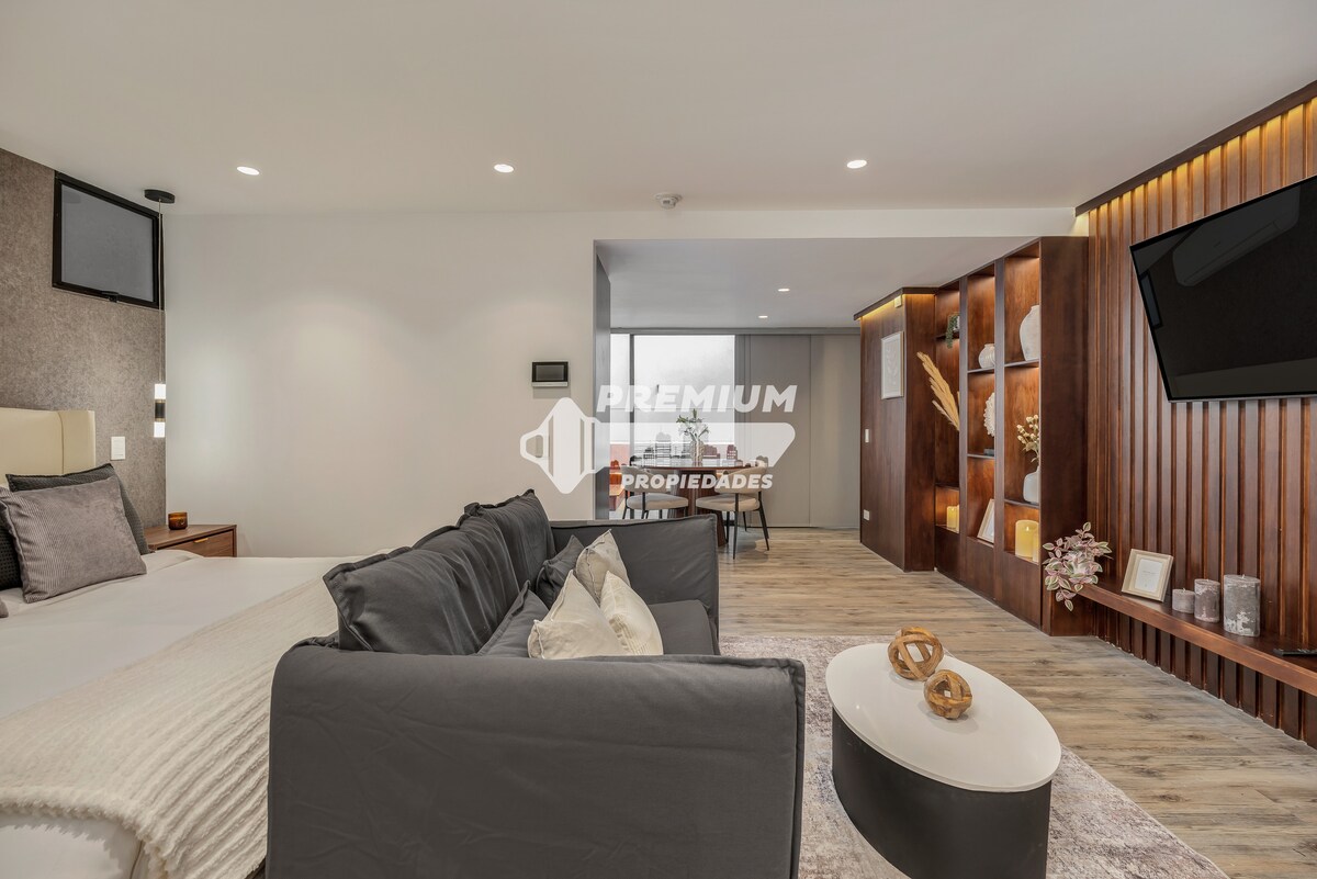 Jacuzzi privado • 1BR • Terraza • Laureles