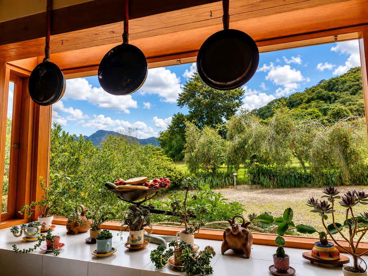 Finca familiar en la Ceja hermosa vista y chimenea