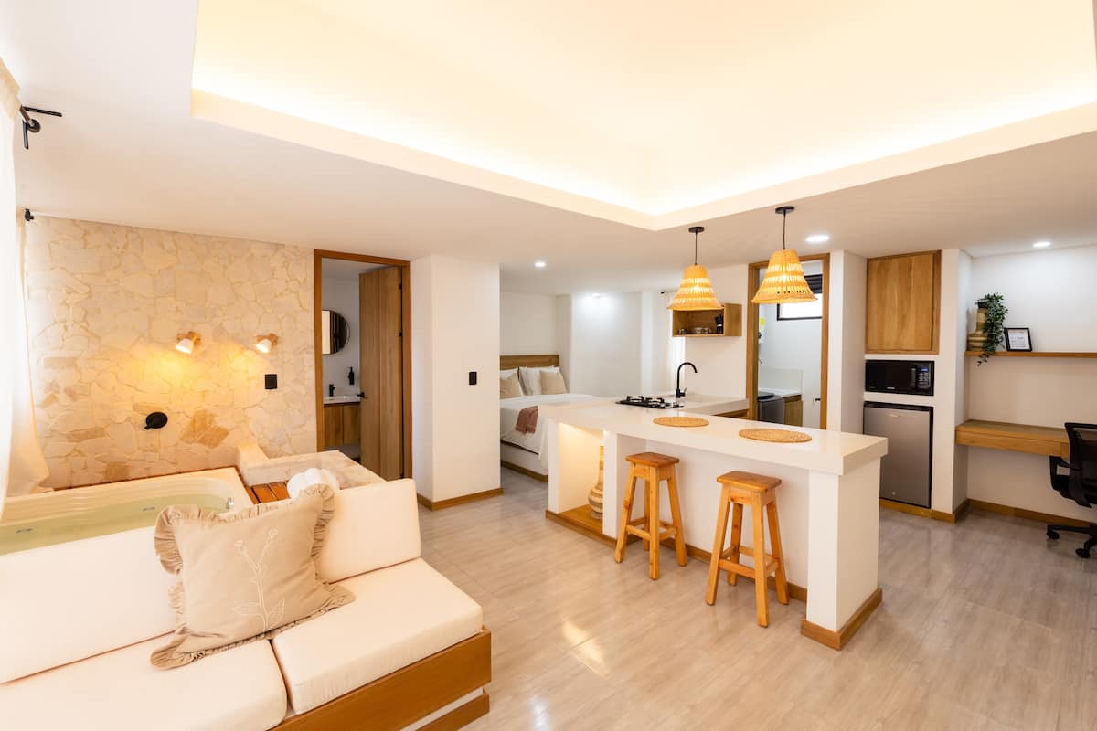 Loft artesanal con jacuzzi privado 703
