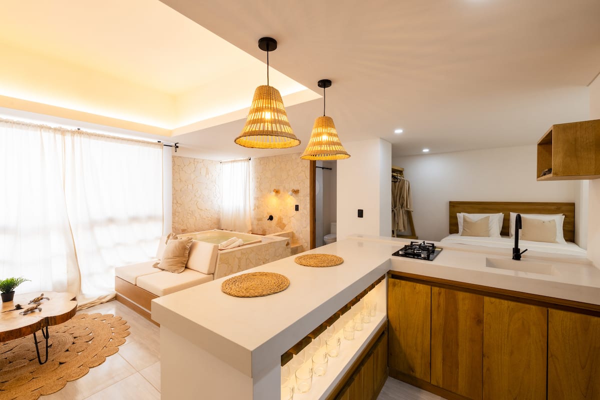 Loft artesanal con jacuzzi privado 703