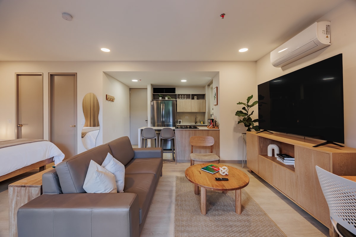Loft: terraza con jacuzzi I Cama King I Aire acondicionado I Piscina