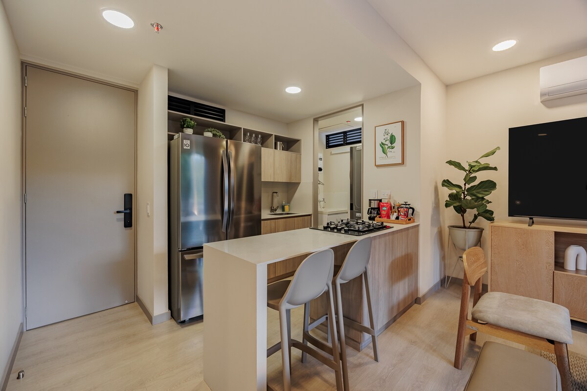 Loft: terraza con jacuzzi I Cama King I Aire acondicionado I Piscina