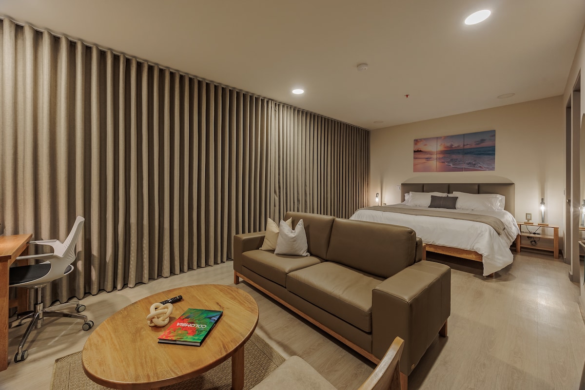Loft: terraza con jacuzzi I Cama King I Aire acondicionado I Piscina