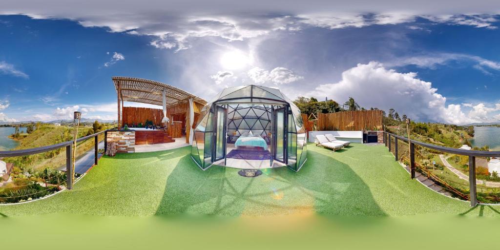 Glamping Premium | Jacuzzi + Vista Lago