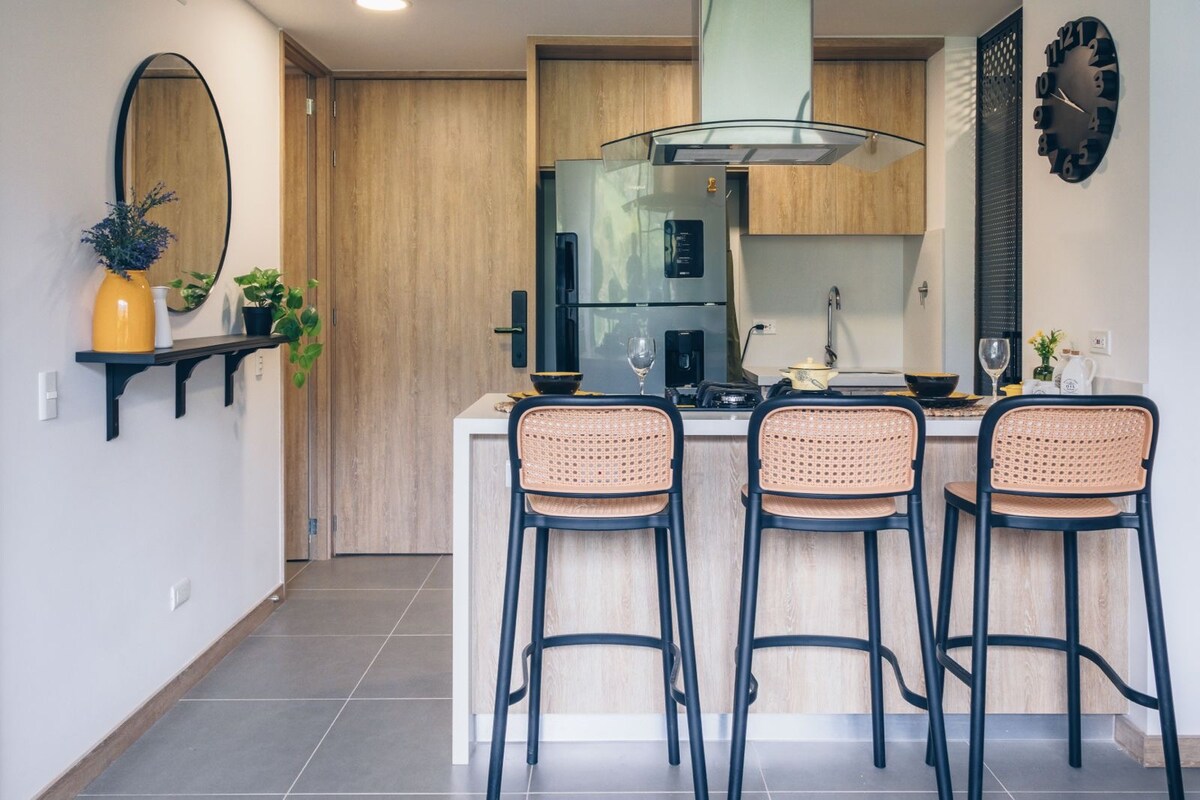 Diseño moderno+Vista |A/C| Frente a City Plaza