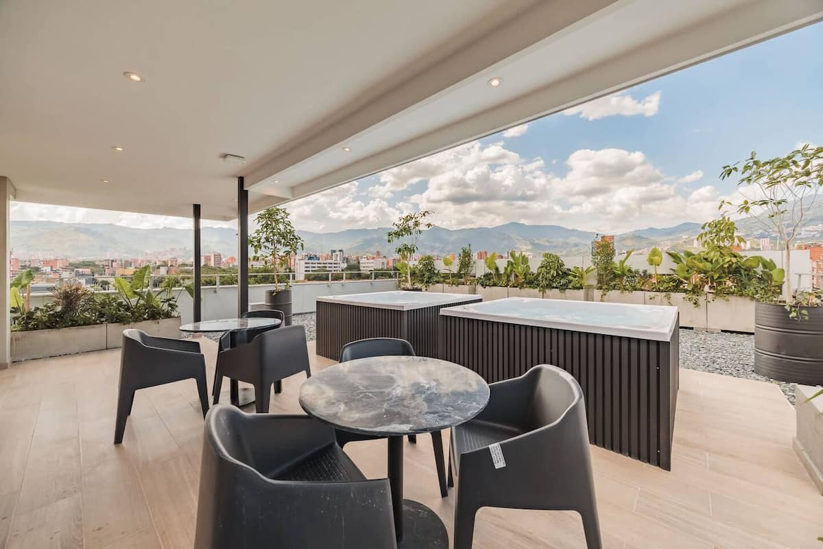 Ático de lujo 801 en Laureles con todo