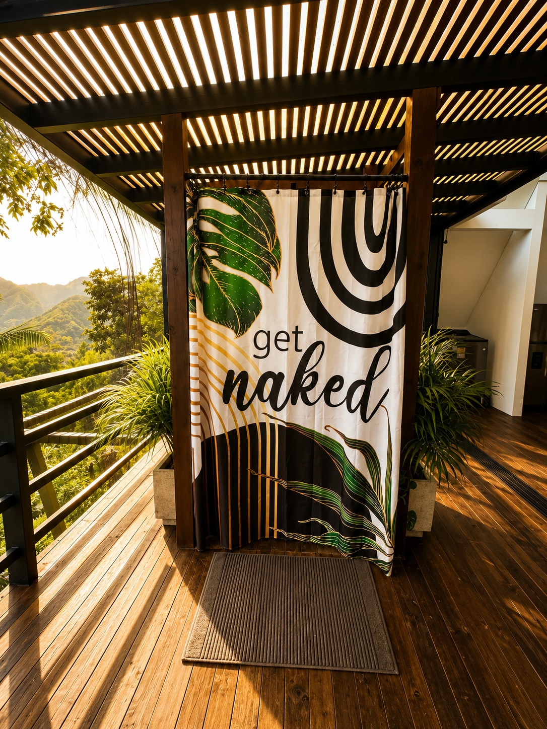 The Naked Jungle | Cabaña de lujo con forma de A y vista a la montaña