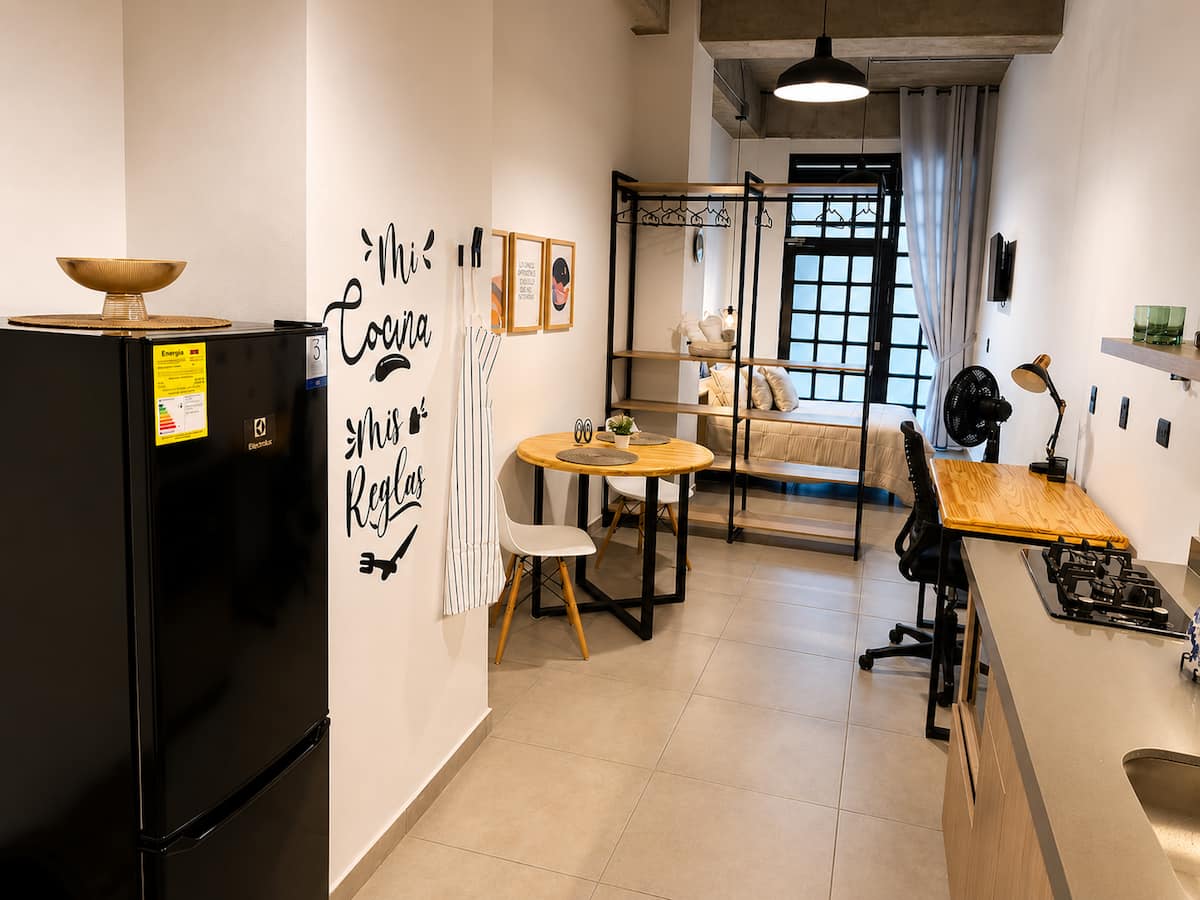 Loft Laureles | Wifi 300 Mb | Workspace | Cocina
