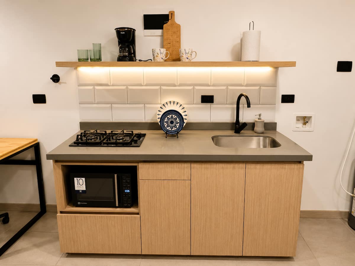 Loft Laureles | Wifi 300 Mb | Workspace | Cocina