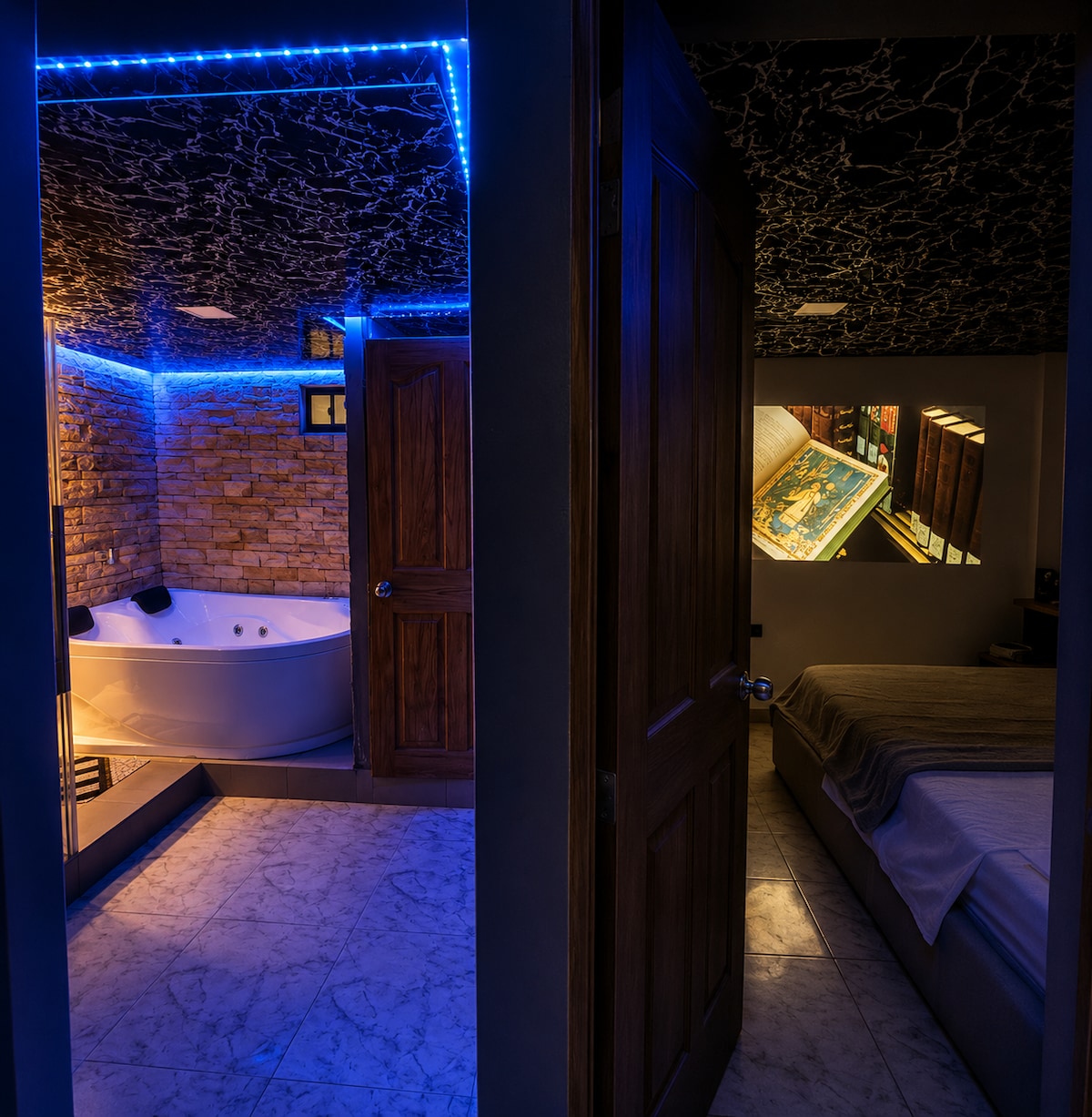 Suite Magic | Jacuzzi + Cine + Chimenea Romántica