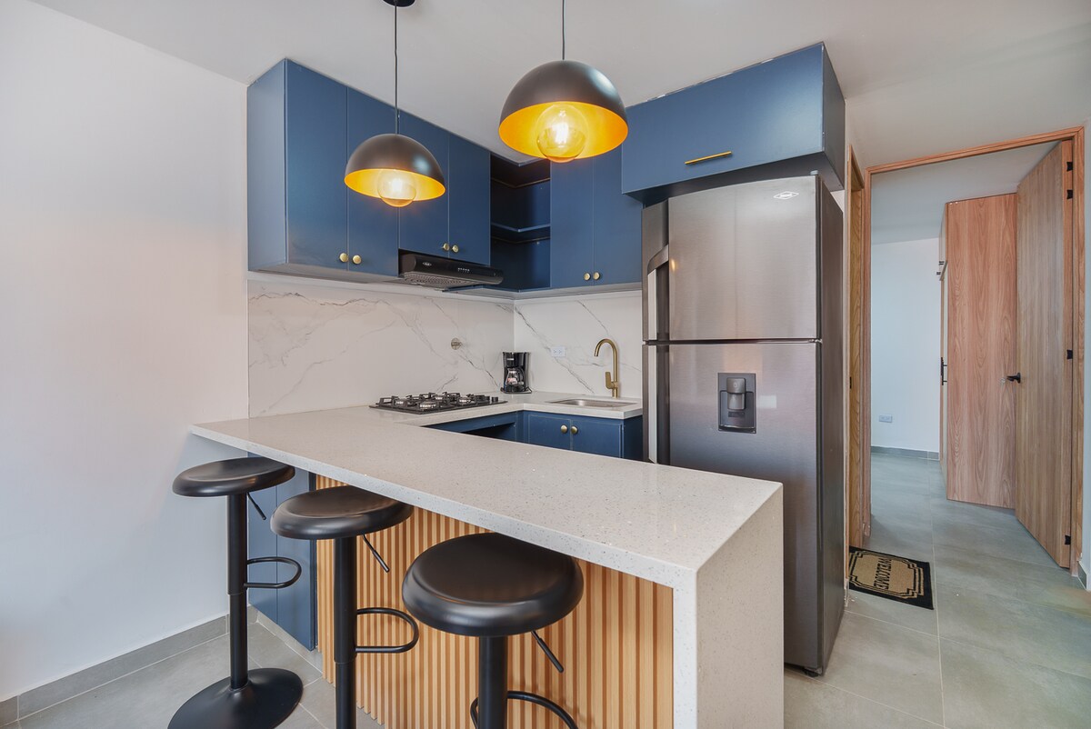 Cómodo apartamento de 2 dormitorios para familias/grupos cerca de Laureles
