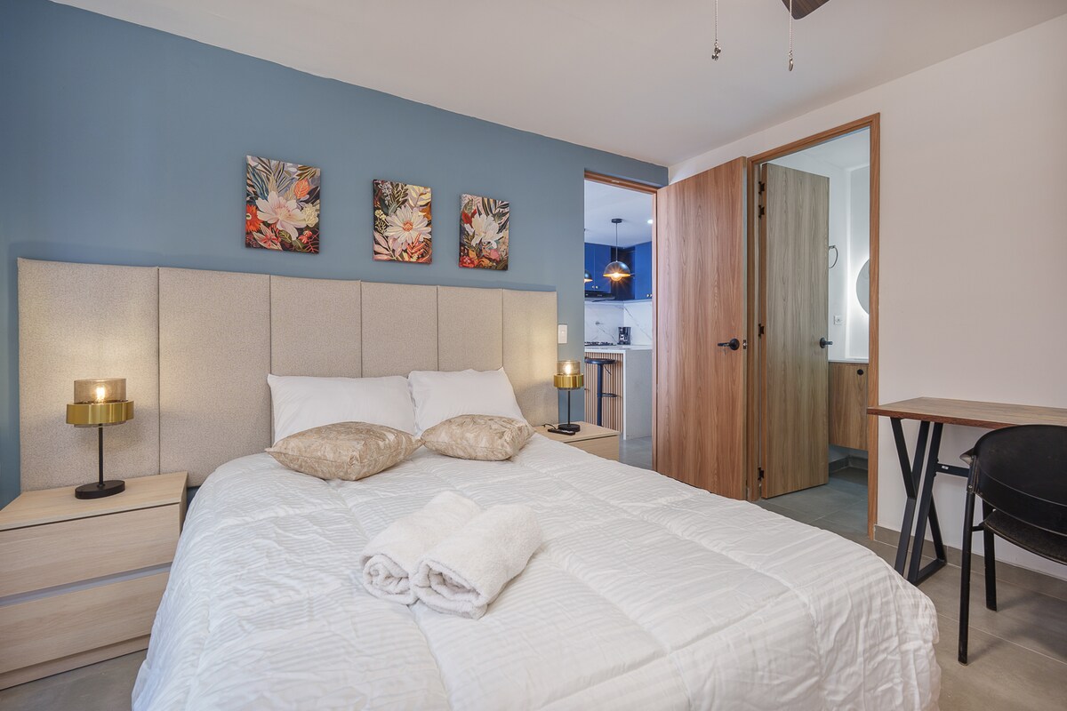 Cómodo apartamento de 2 dormitorios para familias/grupos cerca de Laureles