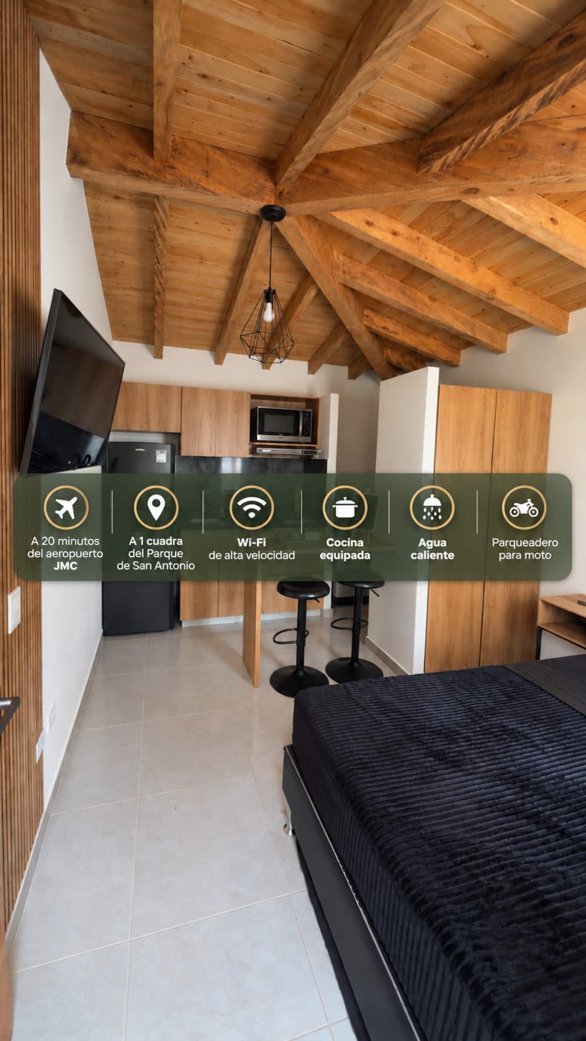 Loft a 1 cuadra del Parque de San Antonio Rionegro