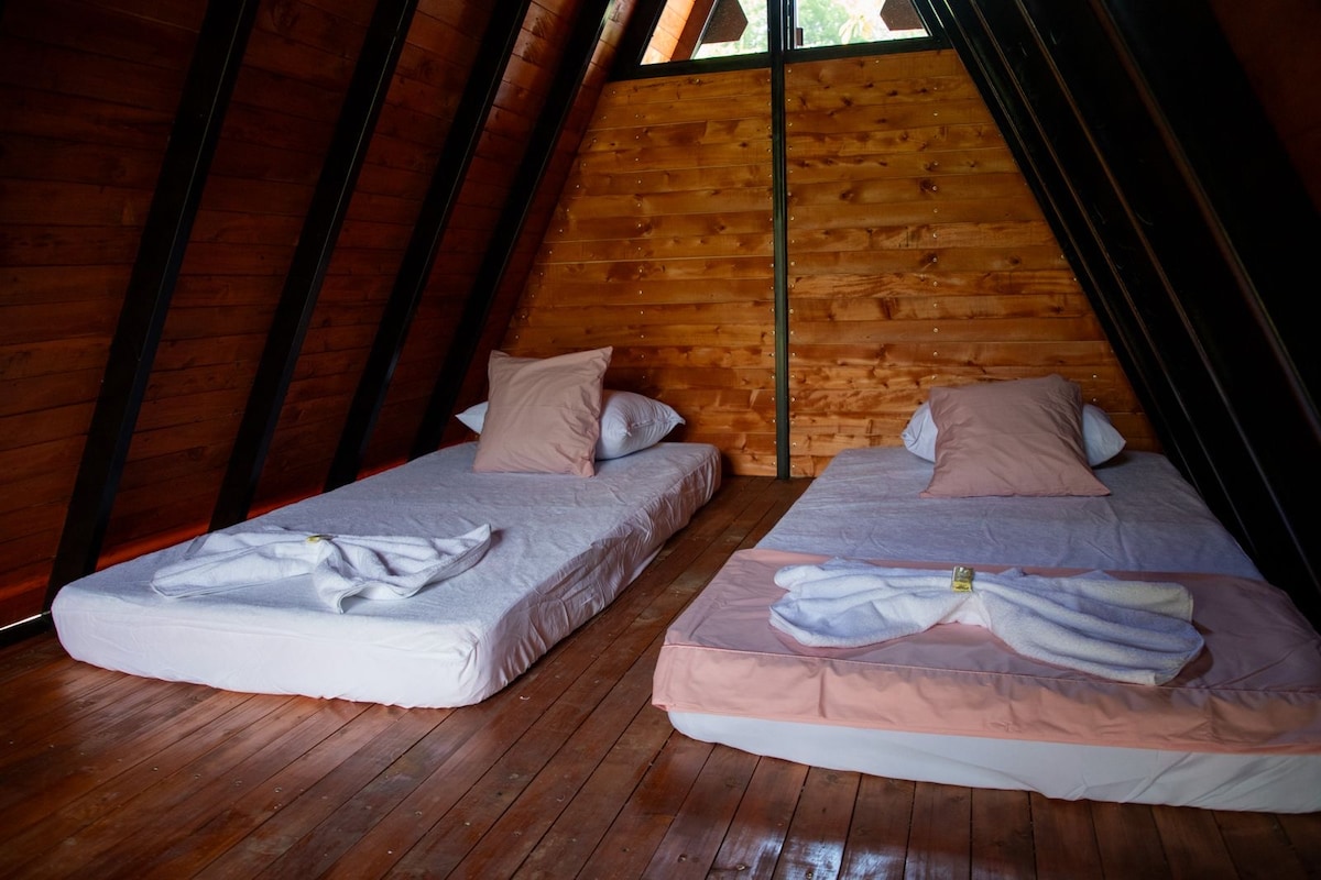 Glamping | cabaña tipo Chalet con jacuzzi