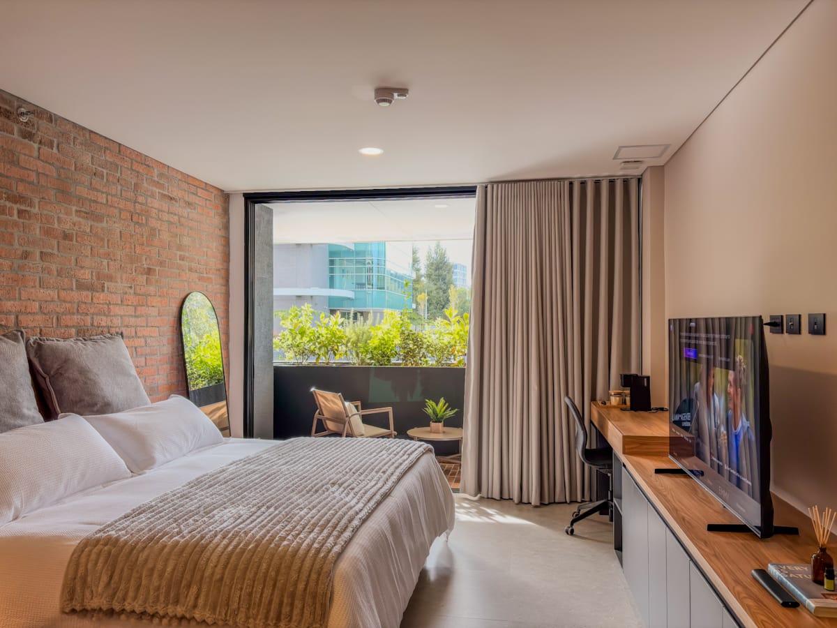 Loft con vista a la montaña y jacuzzi privado