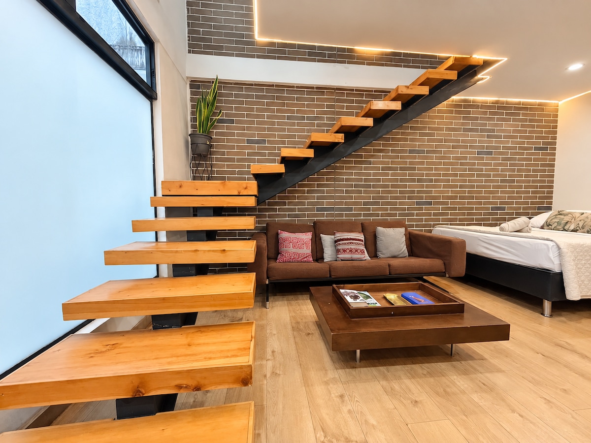 Loft moderno en Laureles | Aire acondicionado + wifi superrápido