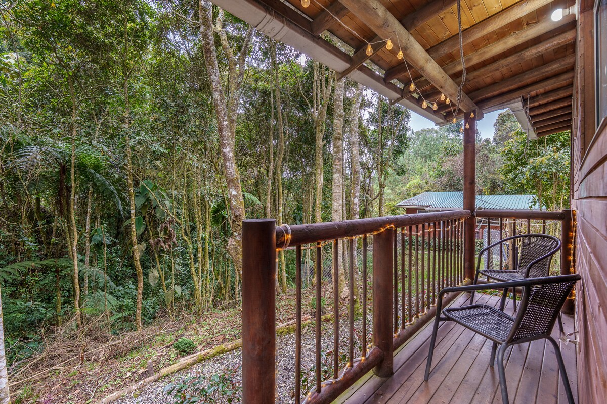 Cabaña Natural con vista al bosque | Bbq & Patio