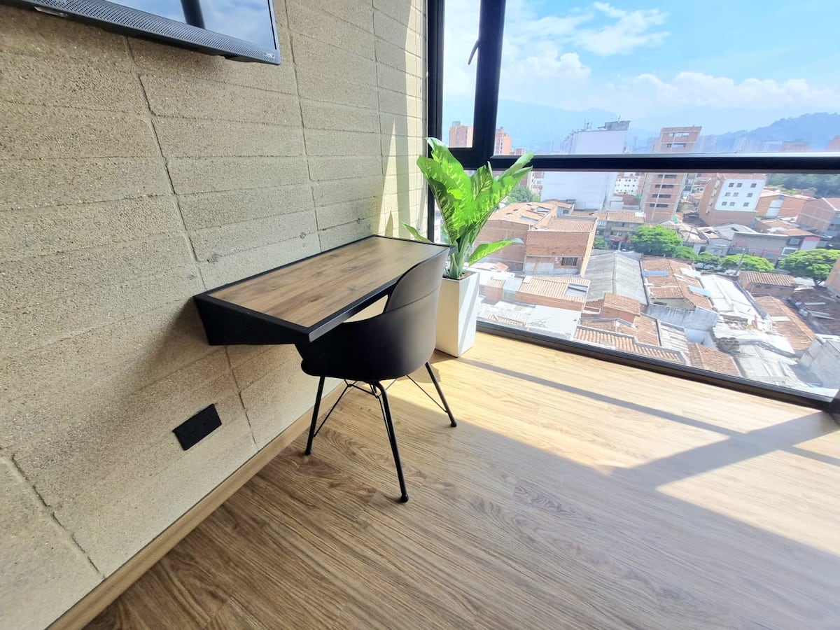 Loft ejecutivo + vistas, en LOFT 43 Medellín