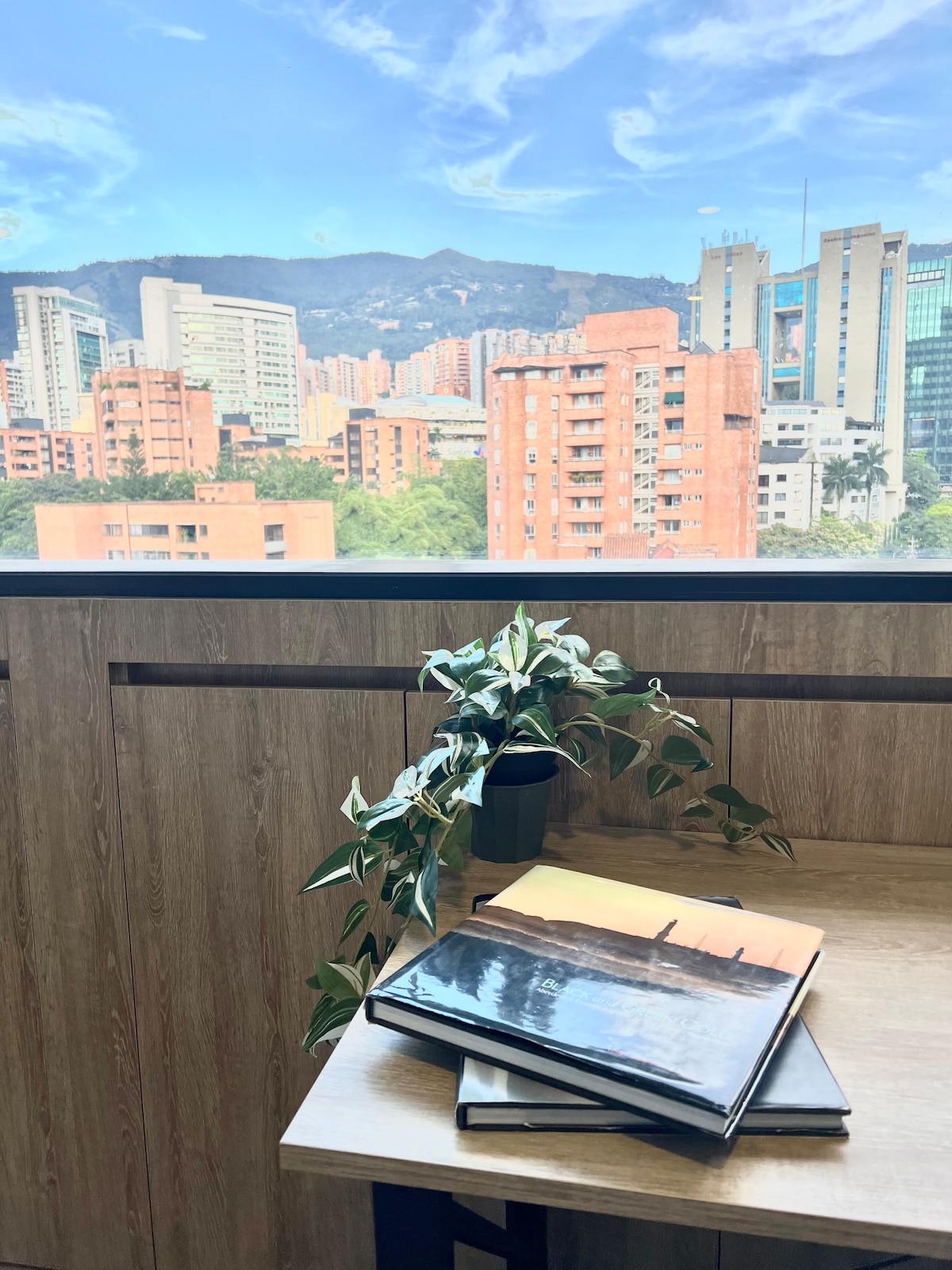Loft en El Poblado con vista/500MBwifi/Cowork/Gym