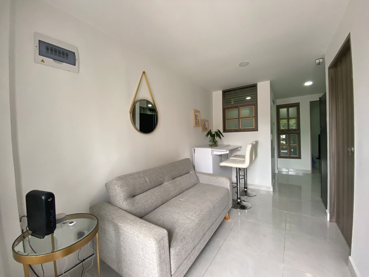 Departamento pequeño, encantador y acogedor en el primer piso