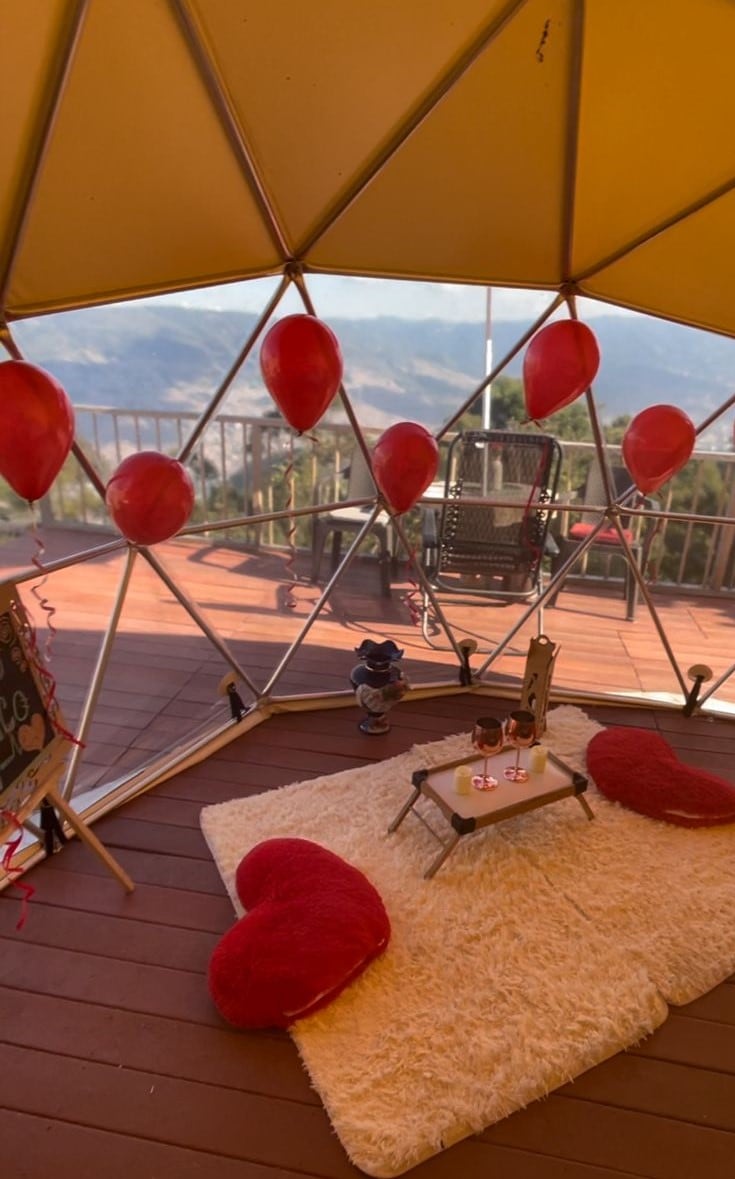 Glamping AGAZE con vistas de encanto.