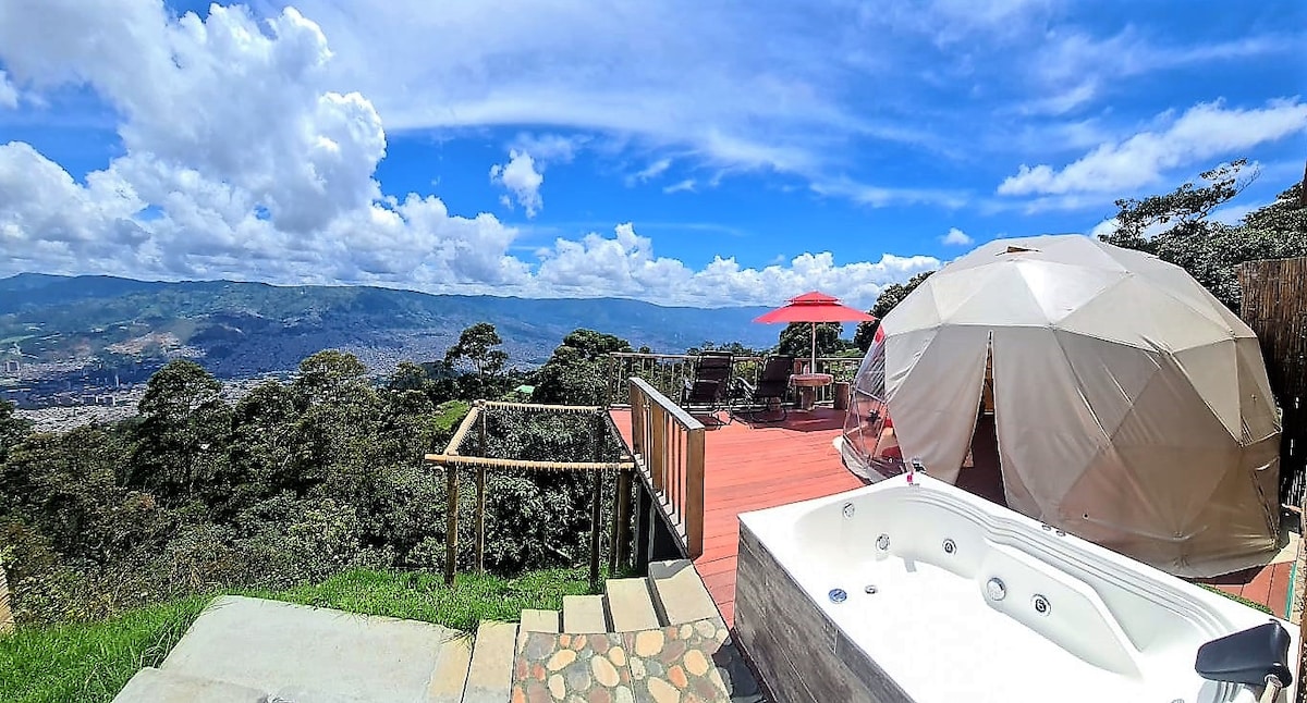 Glamping Agaze vistas de encanto