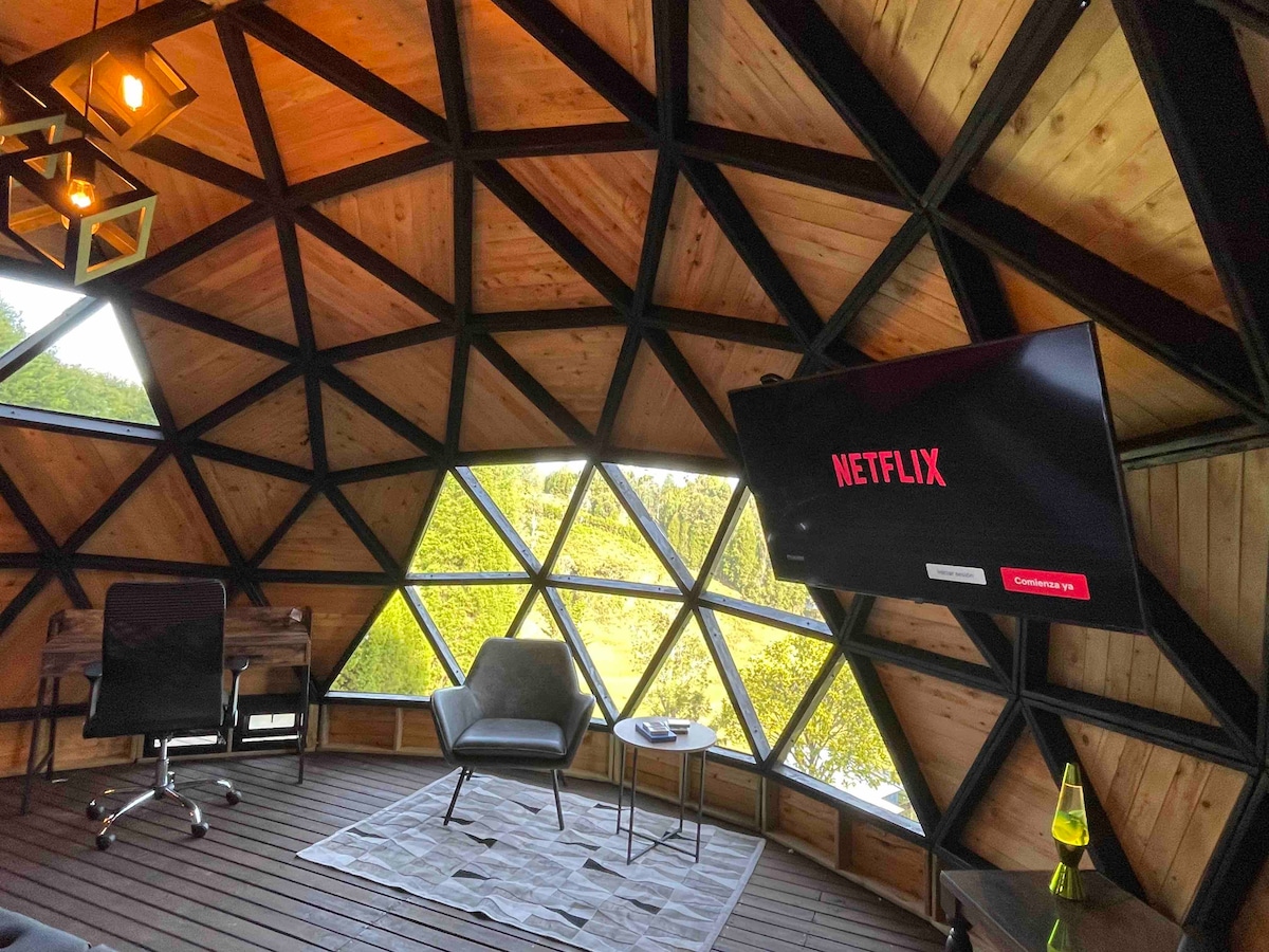 Entre-pinos Glamping WiFi Vista 360º