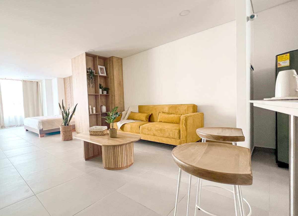Loft Moderno Centro Medellín a 15 Min de Provenza