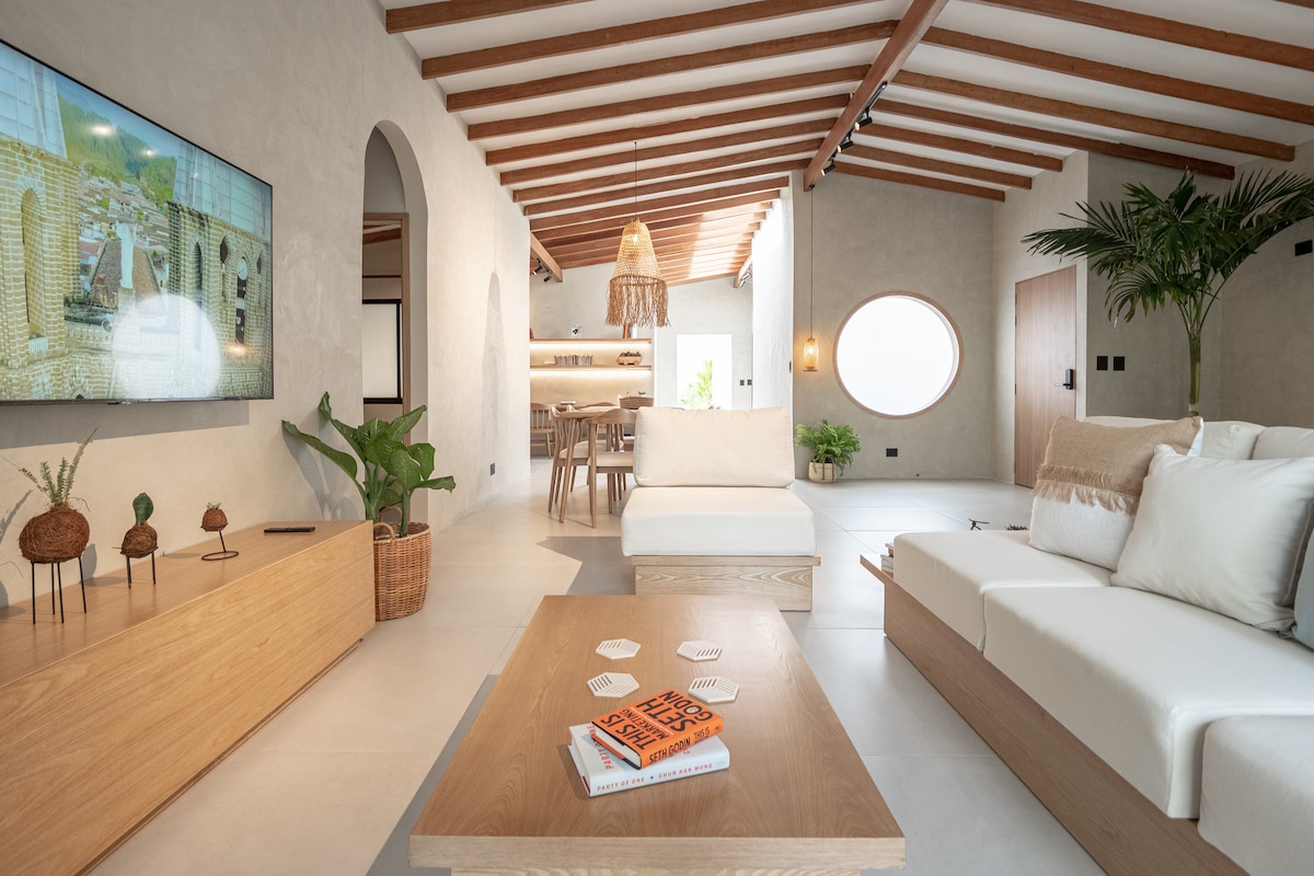 Casa bohemia con jacuzzi y azotea